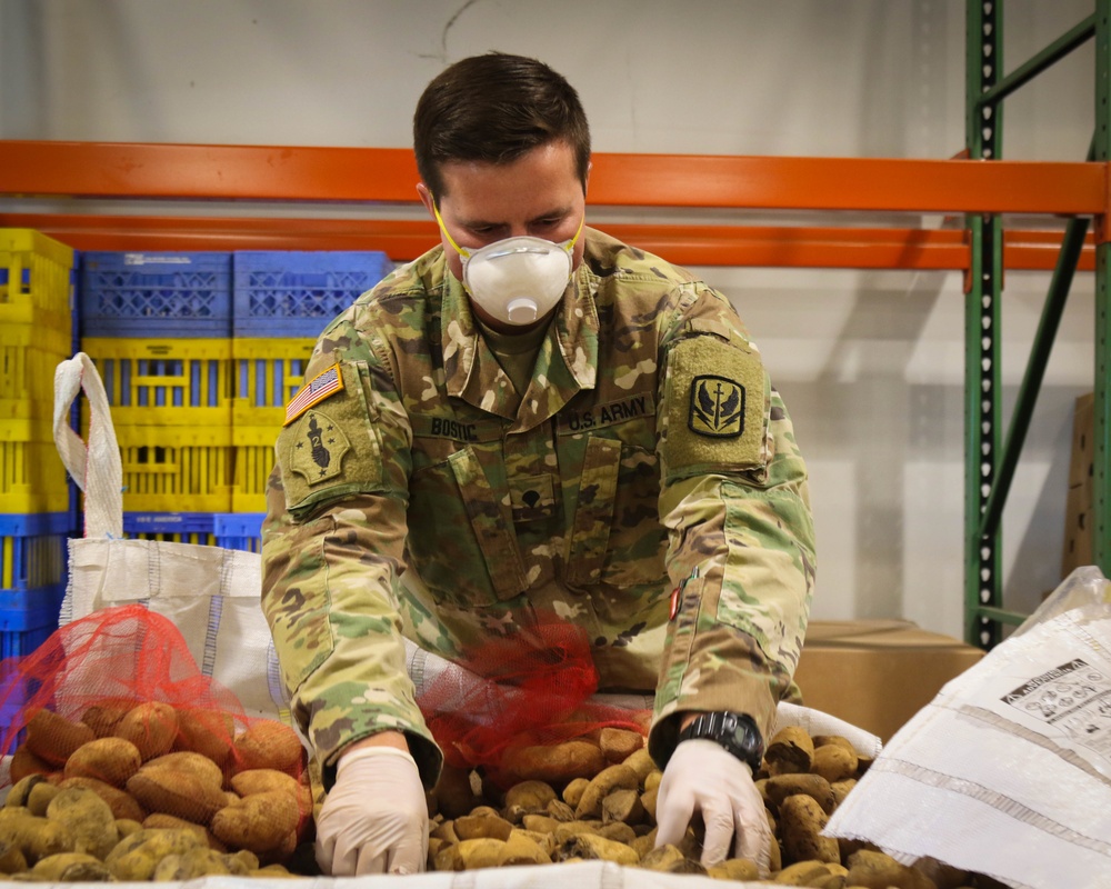 NCNG Assist Local Food Banks During COVID-19