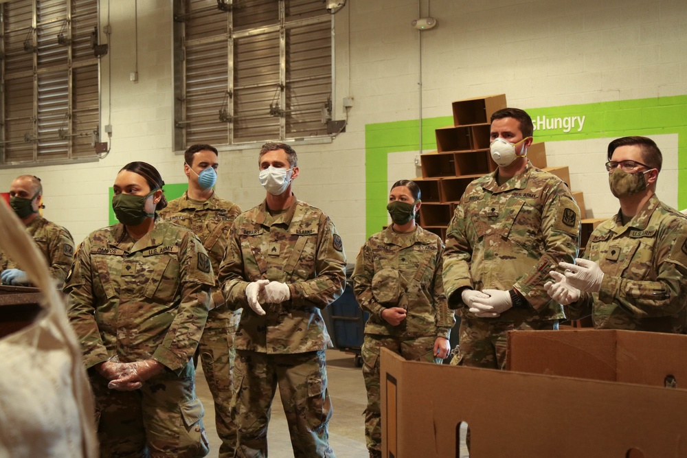 NCNG Assist Local Food Banks During COVID-19