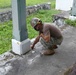 U.S. Navy Seabees from NMCB 5’s Detail Diego Garcia support the U.S. Air Force