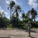 U.S. Navy Seabees with NMCB-5’s Detail Tinian build Southwest Asian huts