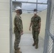 U.S. Navy Seabees with NMCB-5’s Detail Iwakuni inspect new environmental enclosures