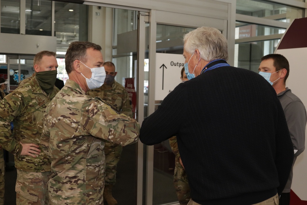 Task Force-Southeast commander surveys Philadelphia COVID-19 response