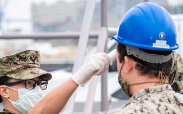 Sailors Take Measures To Protect Themselves From COVID-19