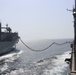 USS Oak Hill refuels during replenishment-at-sea