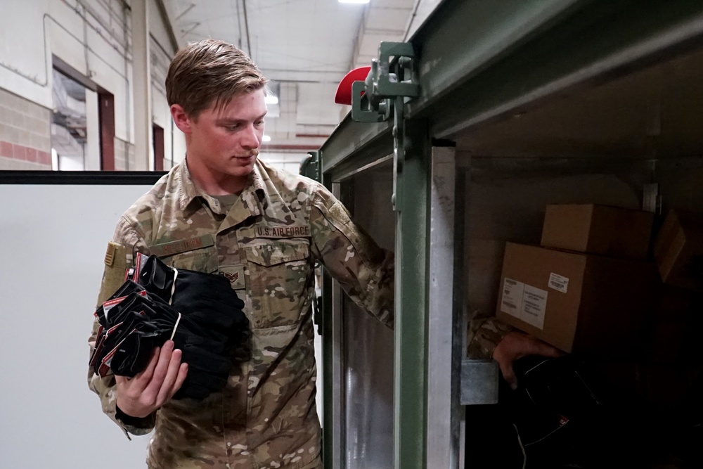 219 RED HORSE Squadron delivers building supplies to MetraPark