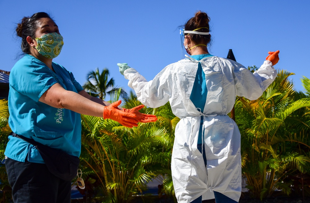 Maui Public Health nurses train HING members