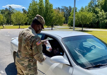 South Carolina National Guard supports local schools with meal distribution