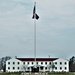 American Flag and Fort McCoy