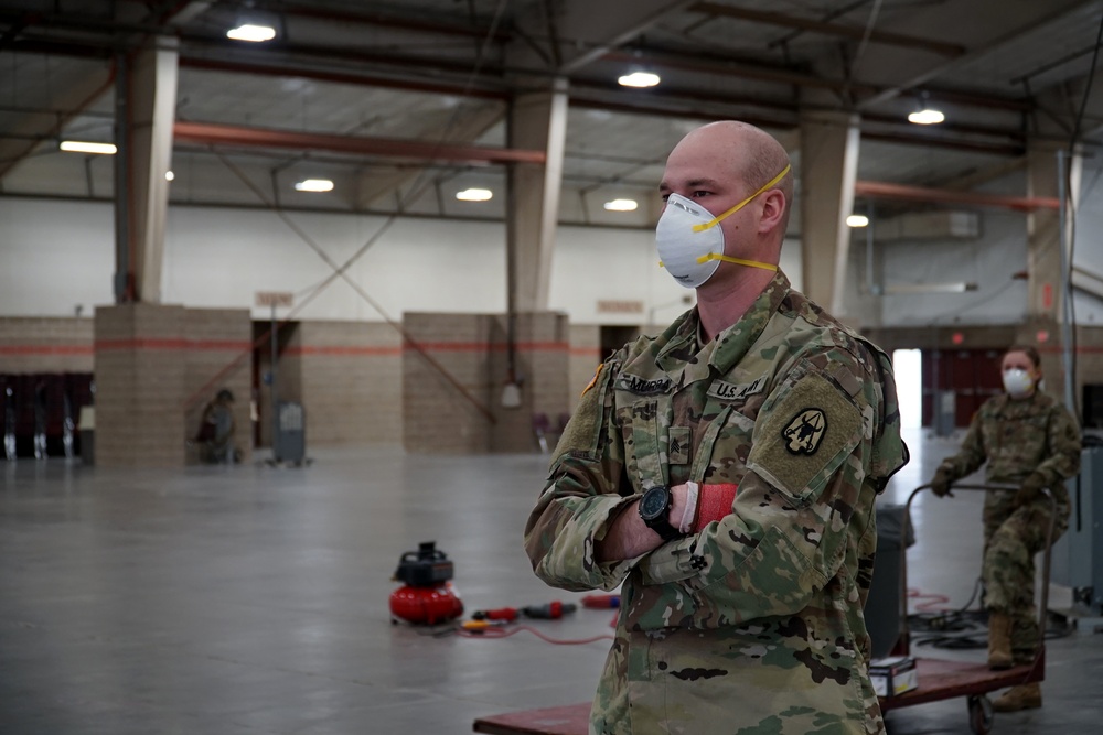 Montana Army and Air Guard builds mobile medical facility at MetraPark