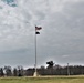 American Flag and Fort McCoy