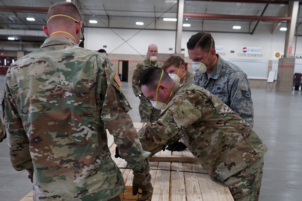 Montana Army and Air Guard builds mobile medical facility at MetraPark