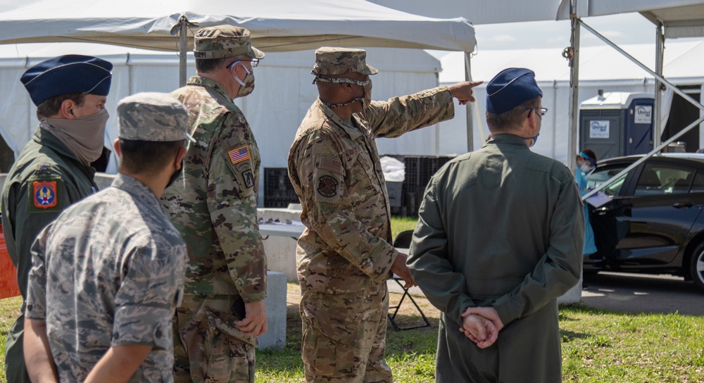 Army and Air State Surgeon Tour Orange County Convention Center Community Based Testing Site