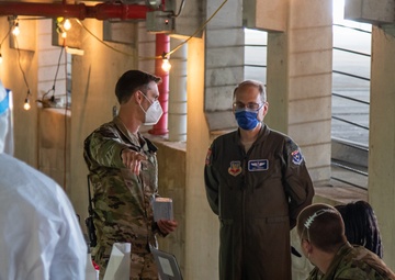 Army and Air State Surgeon Tour Orange County Convention Center Community Based Testing Site