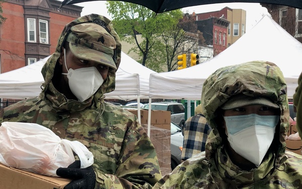 NY National Guard responds for Operation COVID-19 in NYC