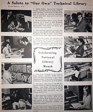 NUWC Division Newport celebrates National Library Week by reflecting on its history and adapting services to current times