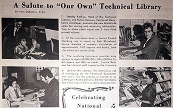 NUWC Division Newport celebrates National Library Week by reflecting on its history and adapting services to current times