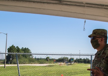 Air ATAG and State CMSgt visit Community Based Testing Sites