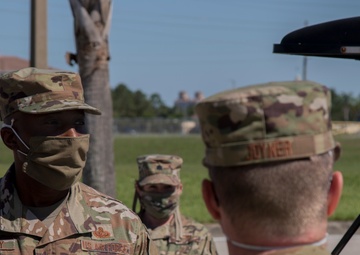 Air ATAG and State CMSgt visit Community Based Testing Sites