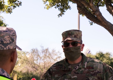 Air ATAG and State CMSgt. visit Community Based Testing Sites