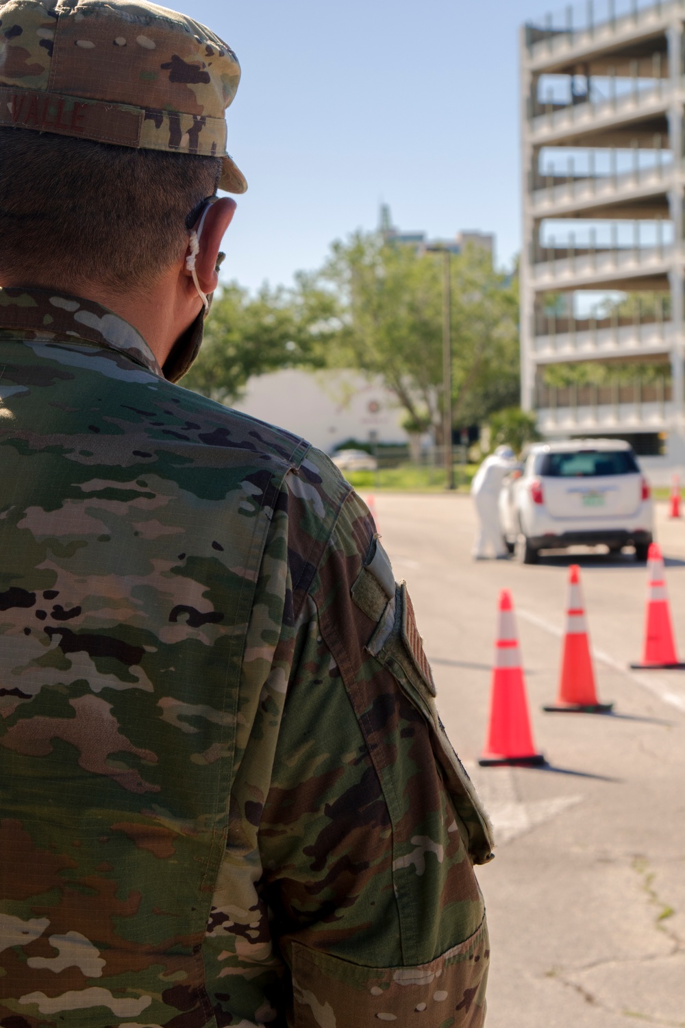 Air ATAG and State CMSgt. visit Community Based Testing Sites