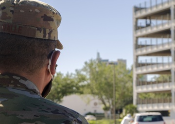 Air ATAG and State CMSgt. visit Community Based Testing Sites