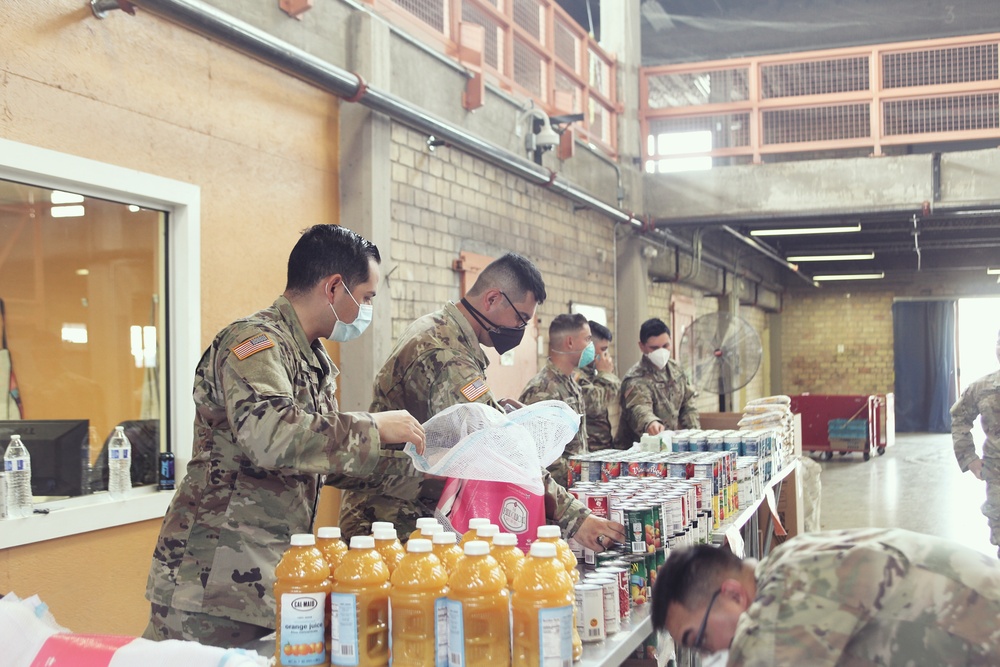 Texas Military Department Soldiers support Rio Grande Valley Food Bank