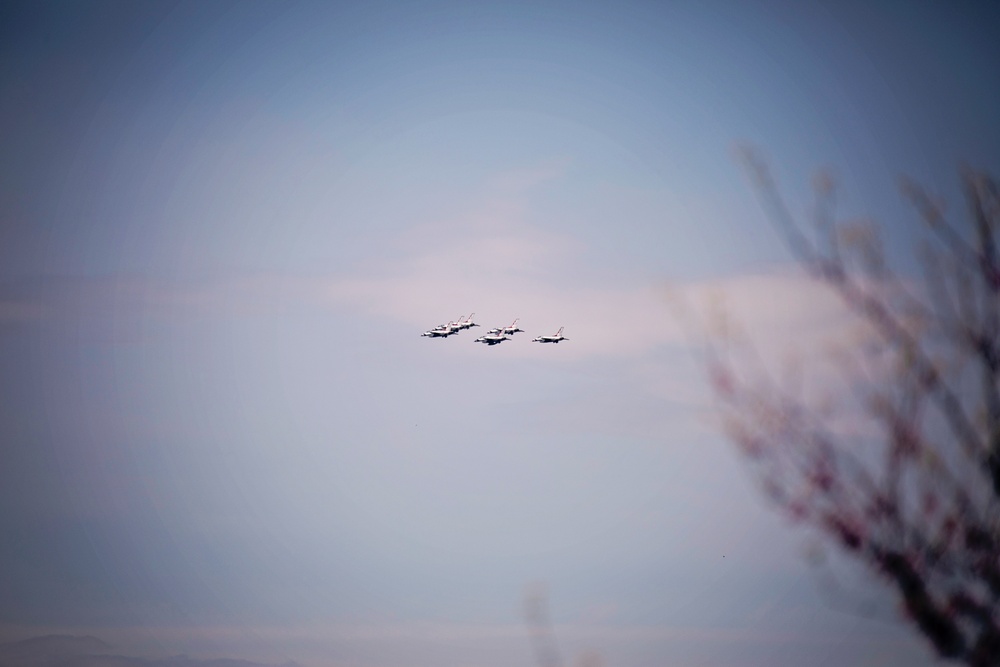 Thunderbirds and Blue Angels Demonstrate over Delaware in Support of First Responders