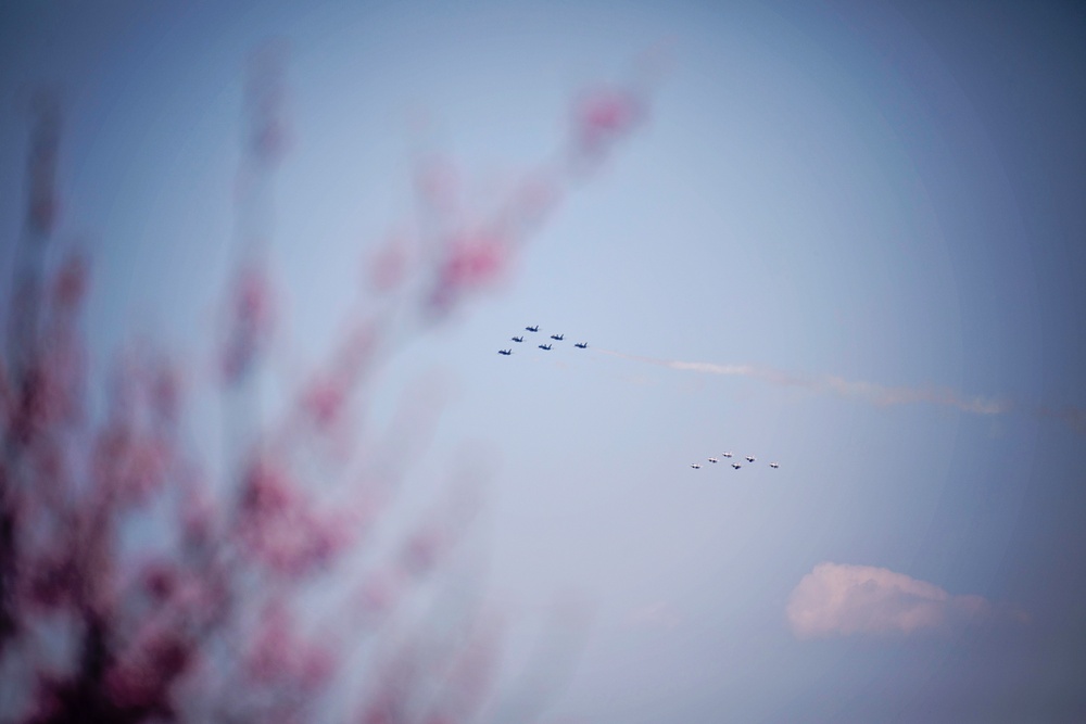 Thunderbirds and Blue Angels Demonstrate over Delaware in Support of First Responders