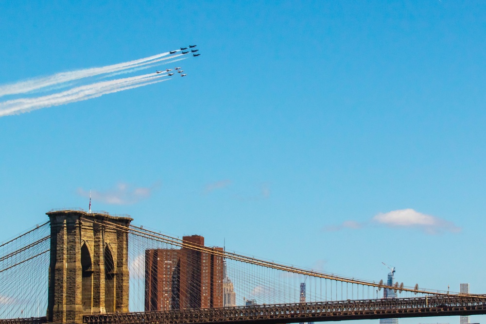 Blue Angels And Thunderbirds Salute New York Coronavirus Responders With  Flyover