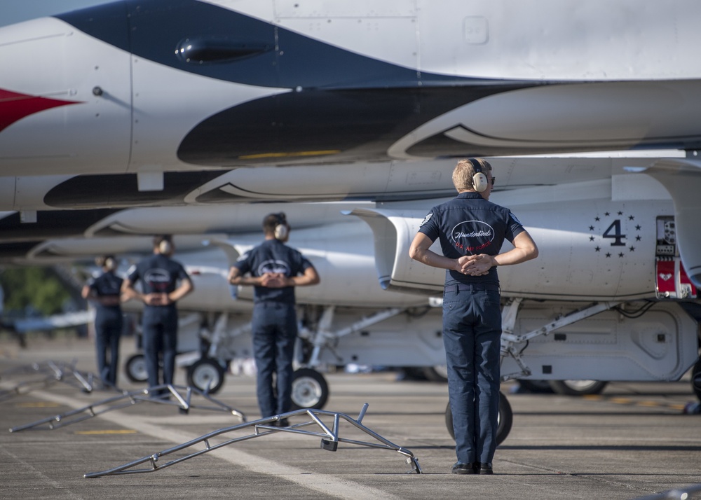 U.S. Air Force Thunderbirds Conduct New York, New Jersey, Pennsylvania Flyovers for COVID-19 Responders