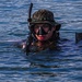 Bravo Company swims ashore