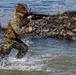 Bravo Company swims ashore