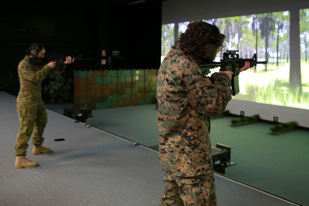 U.S. Marines, Australians exchange tactics in new weapons simulation