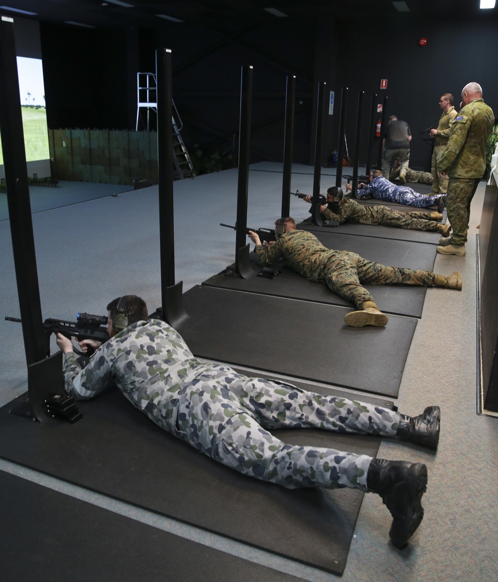 U.S. Marines, Australians exchange tactics in new weapons simulation