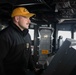 USS Blue Ridge Bridge Watchstanders Conduct Daily Routine