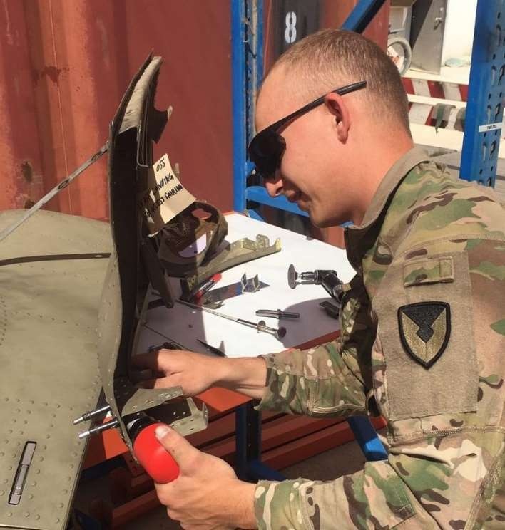 CH-47F Engine Cowling Repair