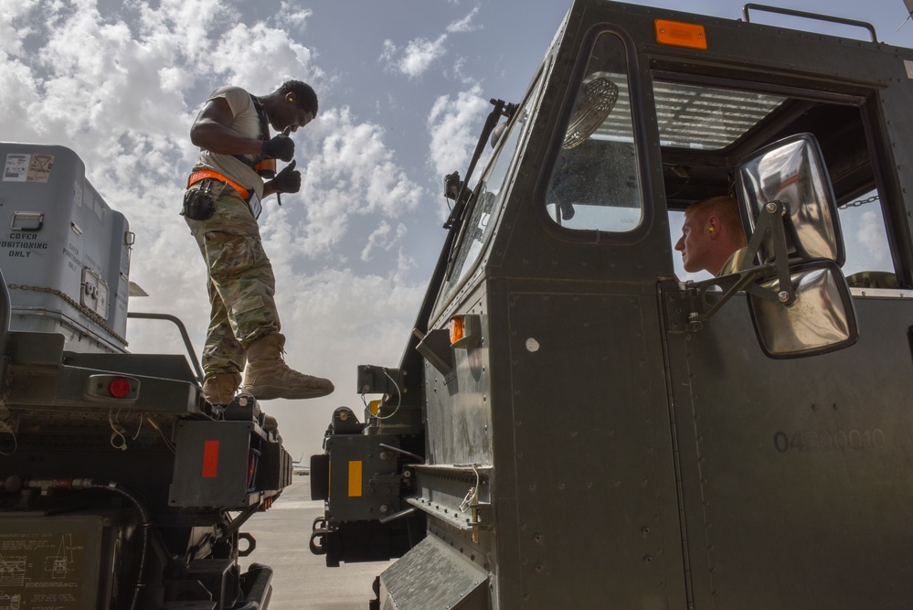 8 EAMS Airmen move cargo, service members throughout CENTCOM AOR