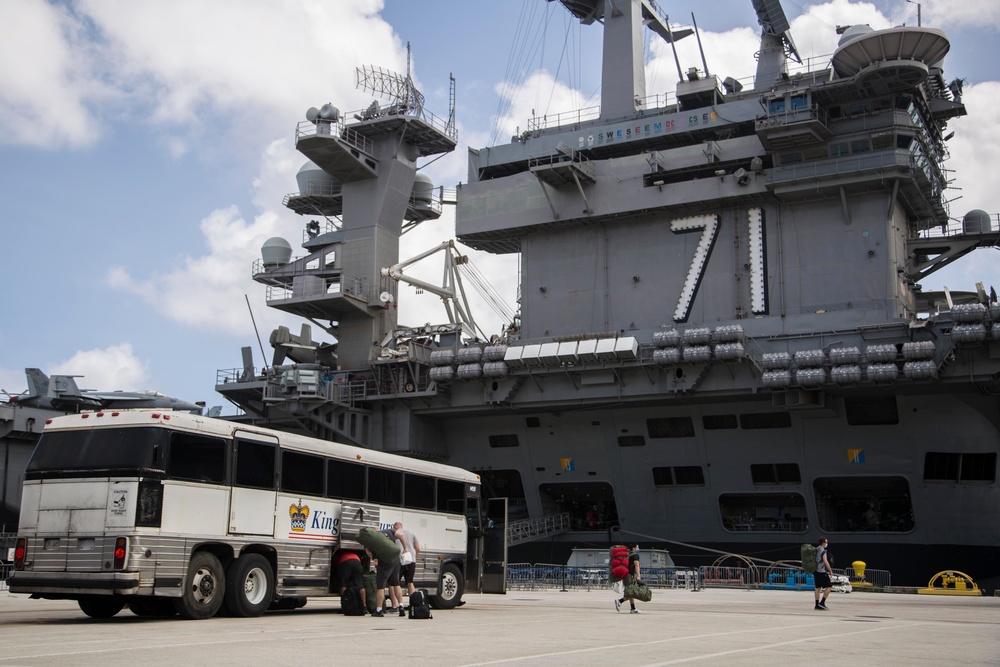 USS Theodore Roosevelt begins new recovery phase