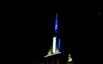 Empire State Building honors U.S. Army Soldiers