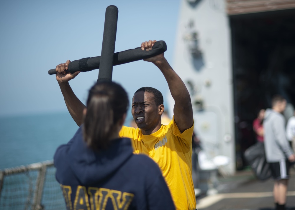 Rafael Peralta Conducts Sentry Training