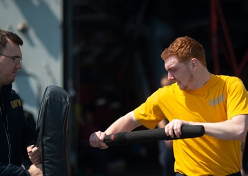 Rafael Peralta Conducts Sentry Training