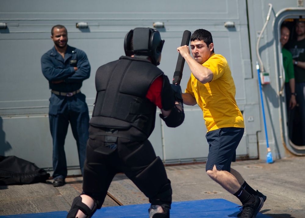 Rafael Peralta Conducts Sentry Training