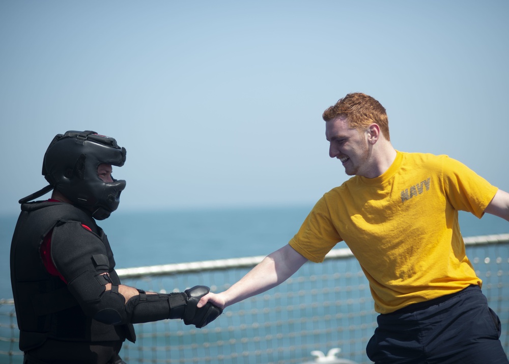 Rafael Peralta Conducts Sentry Training