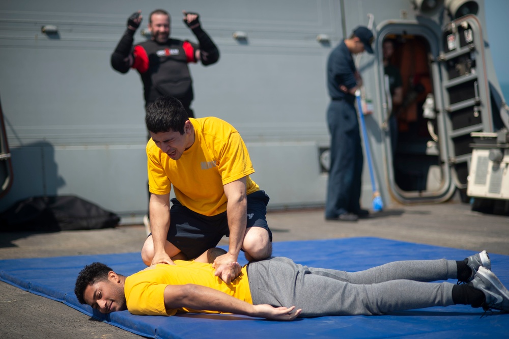 Rafael Peralta Conducts Sentry Training