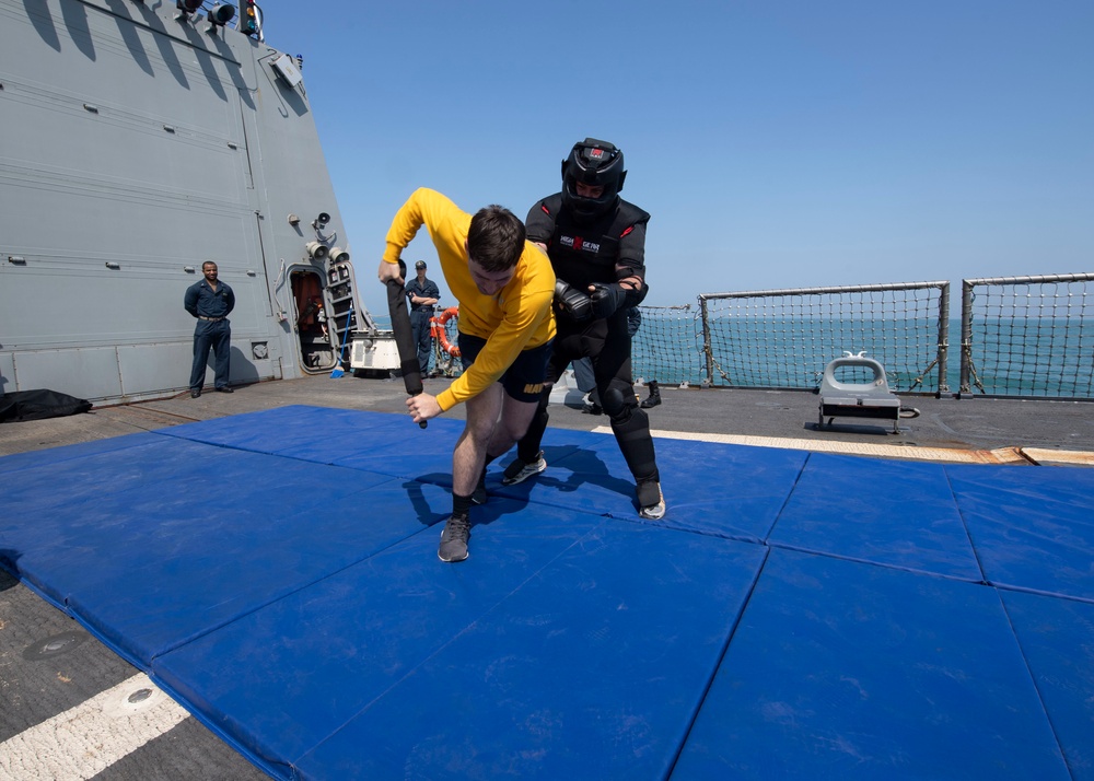 Rafael Peralta Conducts Sentry Training