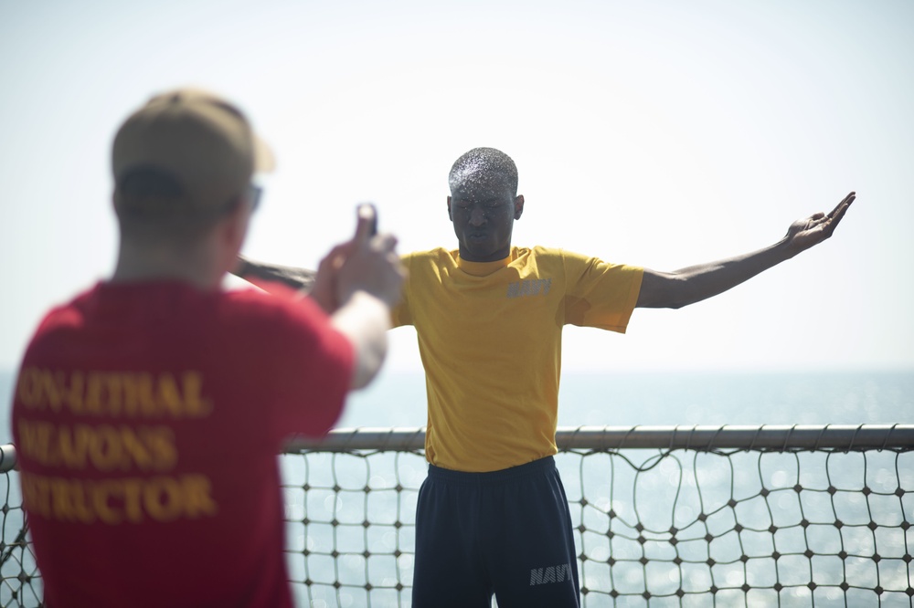 Rafael Peralta Conducts Sentry Training