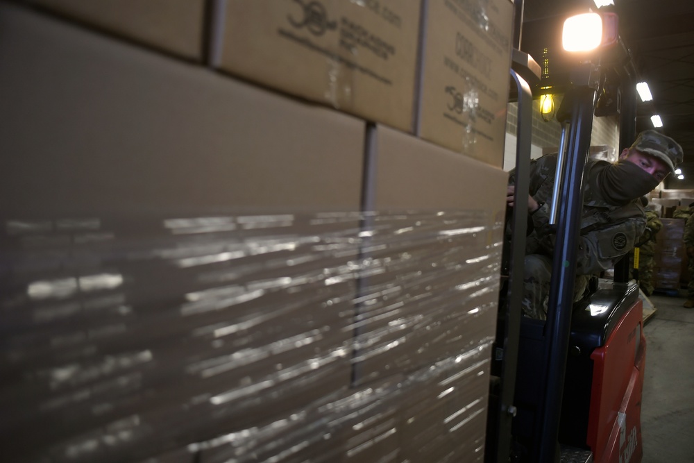 On the Road: Md. Army Guard Soldiers deliver food, supplies throughout the state
