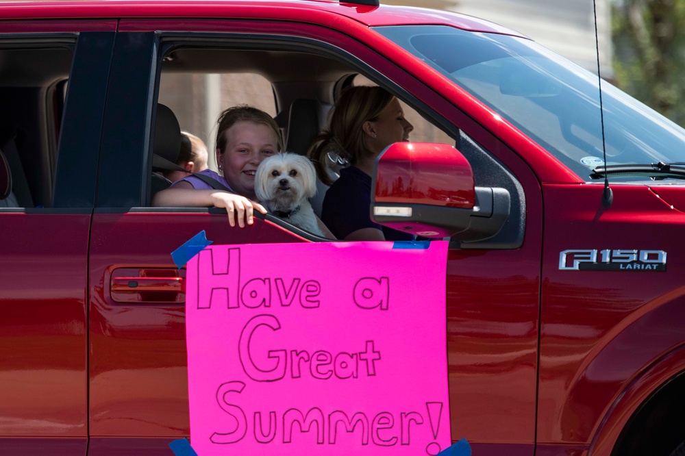 97 AMW concludes Month of Military Child with base parade