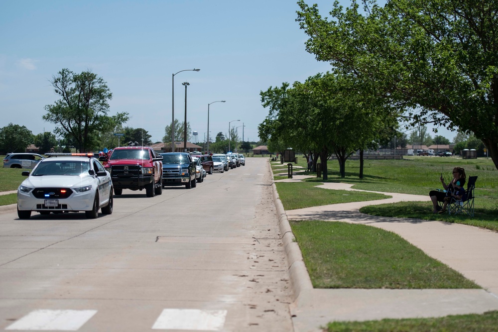 97 AMW concludes Month of Military Child with base parade