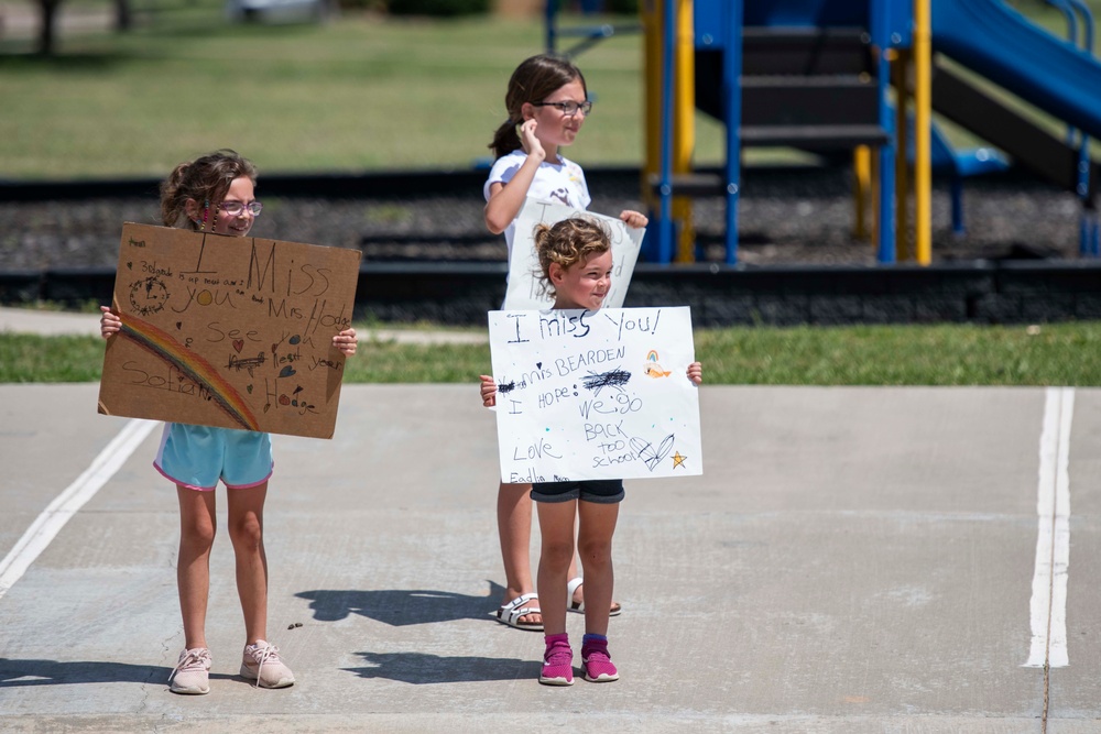 97 AMW concludes Month of Military Child with base parade